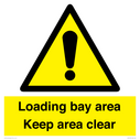 loading-bay-area-keep-area-clear-sign~
